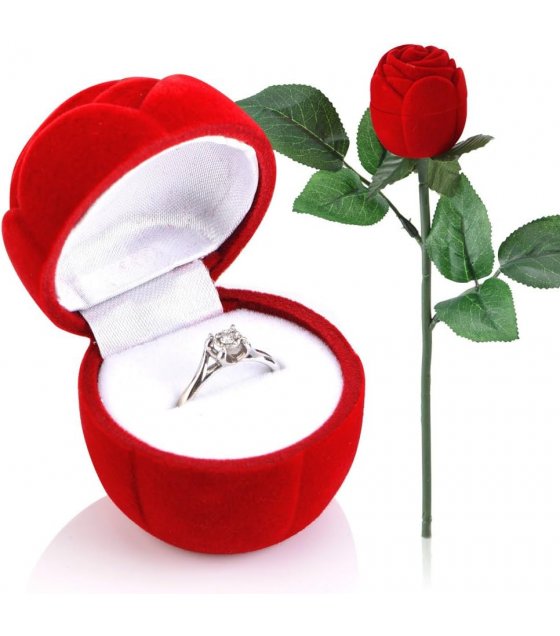 PKG021 - Red Small Rose Flower Box